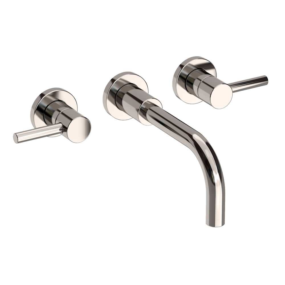 East Linear 1.2 GPM Wall Mounted Widespread Bathroom Faucet