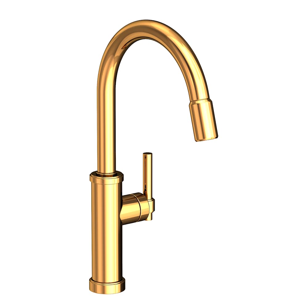Seager 1.8 GPM Single Hole Pull Down Kitchen Faucet