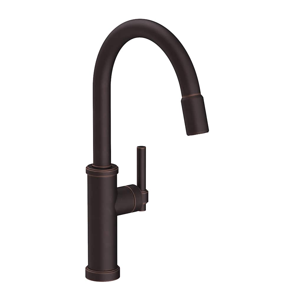 Seager 1.8 GPM Single Hole Pull Down Kitchen Faucet