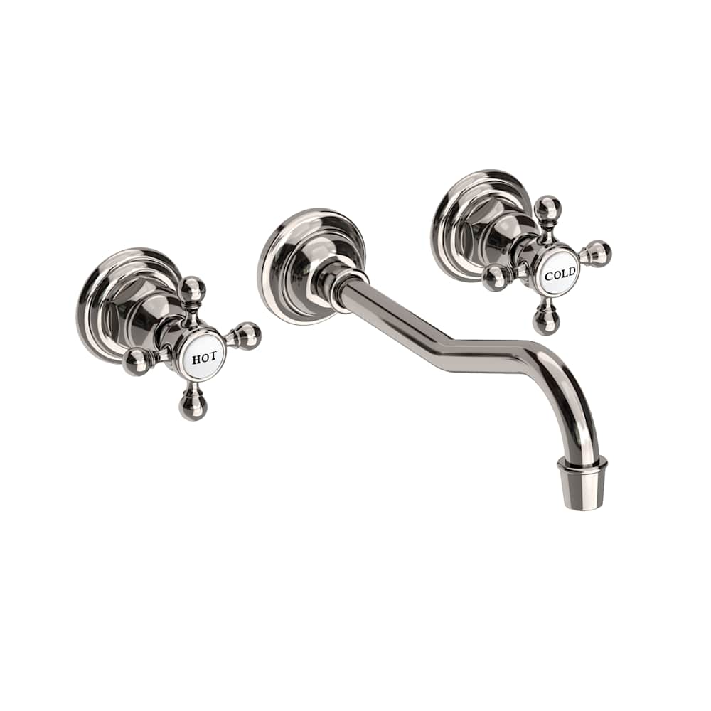 Chesterfield 1.2 GPM Wall Mounted Widespread Bathroom Faucet