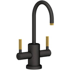 Flat Black / Satin Brass