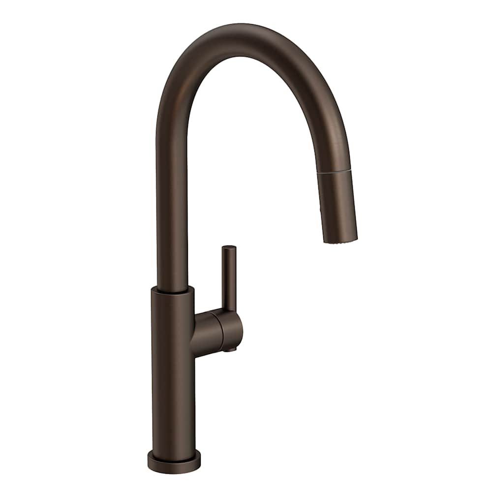 East Linear 1.8 GPM Single Hole Pull Down Kitchen Faucet