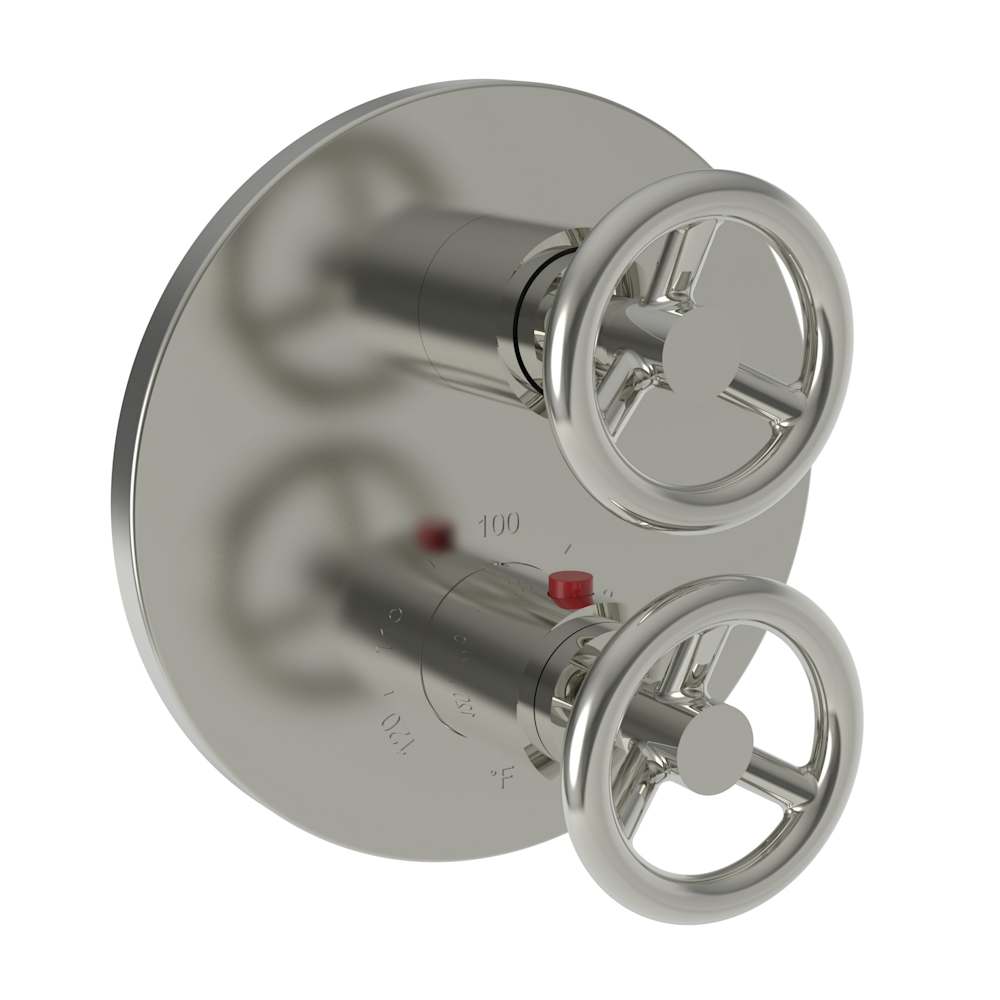 Slater Thermostatic Valve Trim Only with 2 Cross Handles - Less Rough In