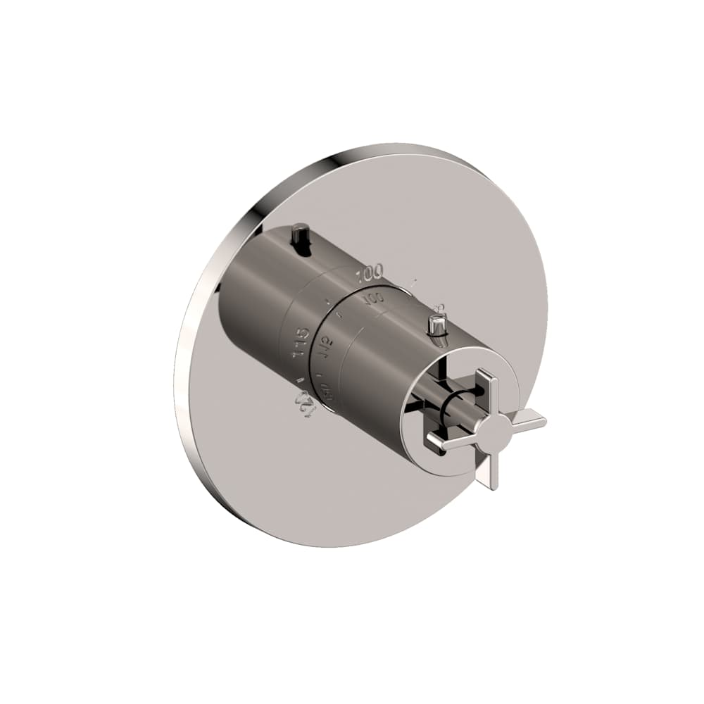 Tolmin Thermostatic Valve Trim Only with 1 Cross Handles - Less Rough In