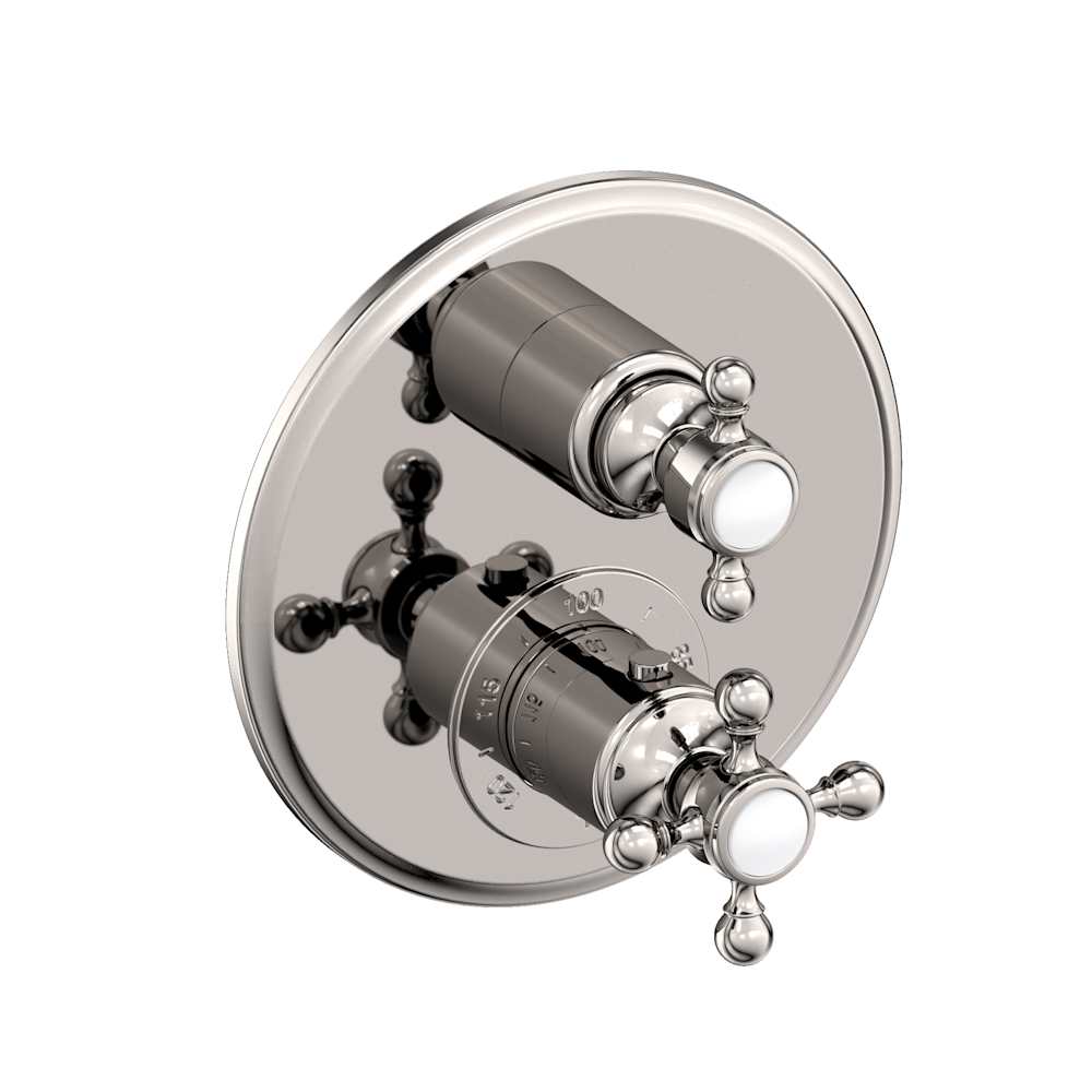 Astor Thermostatic Valve Trim Only with 2 Cross Handles - Less Rough In