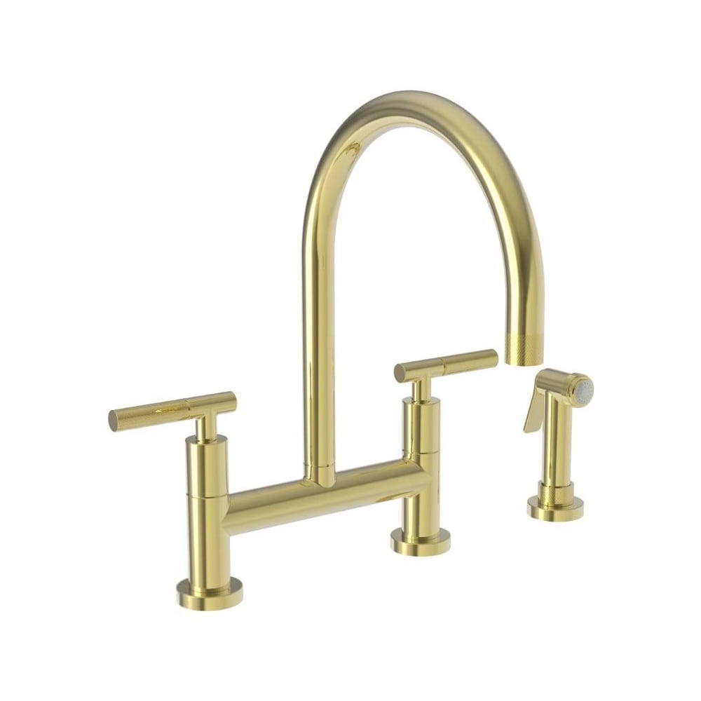 Muncy 1.8 GPM Widespread Bridge Kitchen Faucet - Includes Side Spray