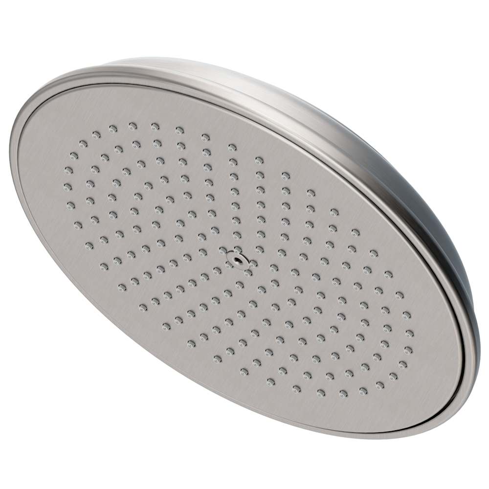 Tub and Shower 1.8 GPM Single Function Rain Shower Head with Rainfall Shower Pattern