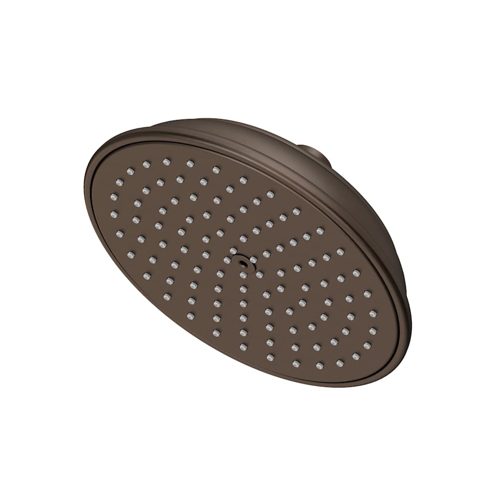 Tub and Shower 1.8 GPM Single Function Rain Shower Head with Installation Hardware Included