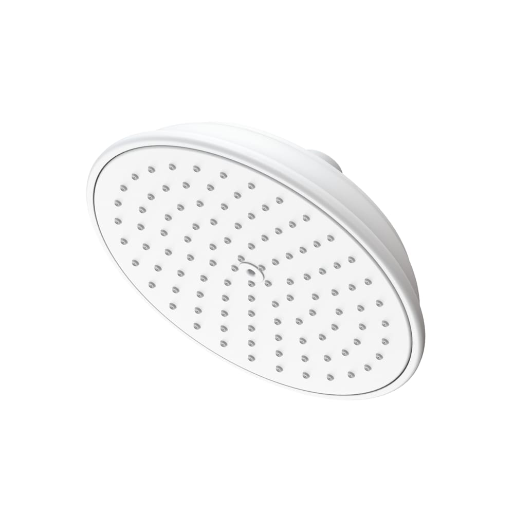 Tub and Shower 1.8 GPM Single Function Rain Shower Head with Installation Hardware Included