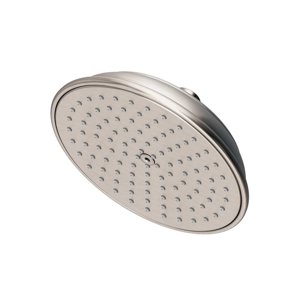 Tub and Shower 1.8 GPM Single Function Rain Shower Head with Installation Hardware Included