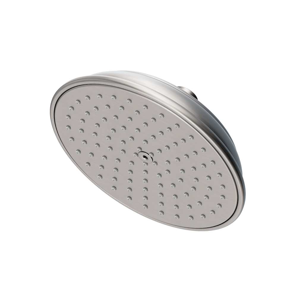 Tub and Shower 1.8 GPM Single Function Rain Shower Head with Installation Hardware Included