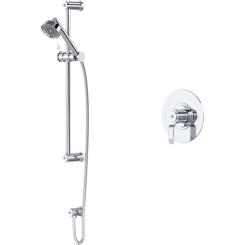 Armstrong Pressure Balanced Shower System with Hand Shower, Slide Bar, Hose, and Valve Trim