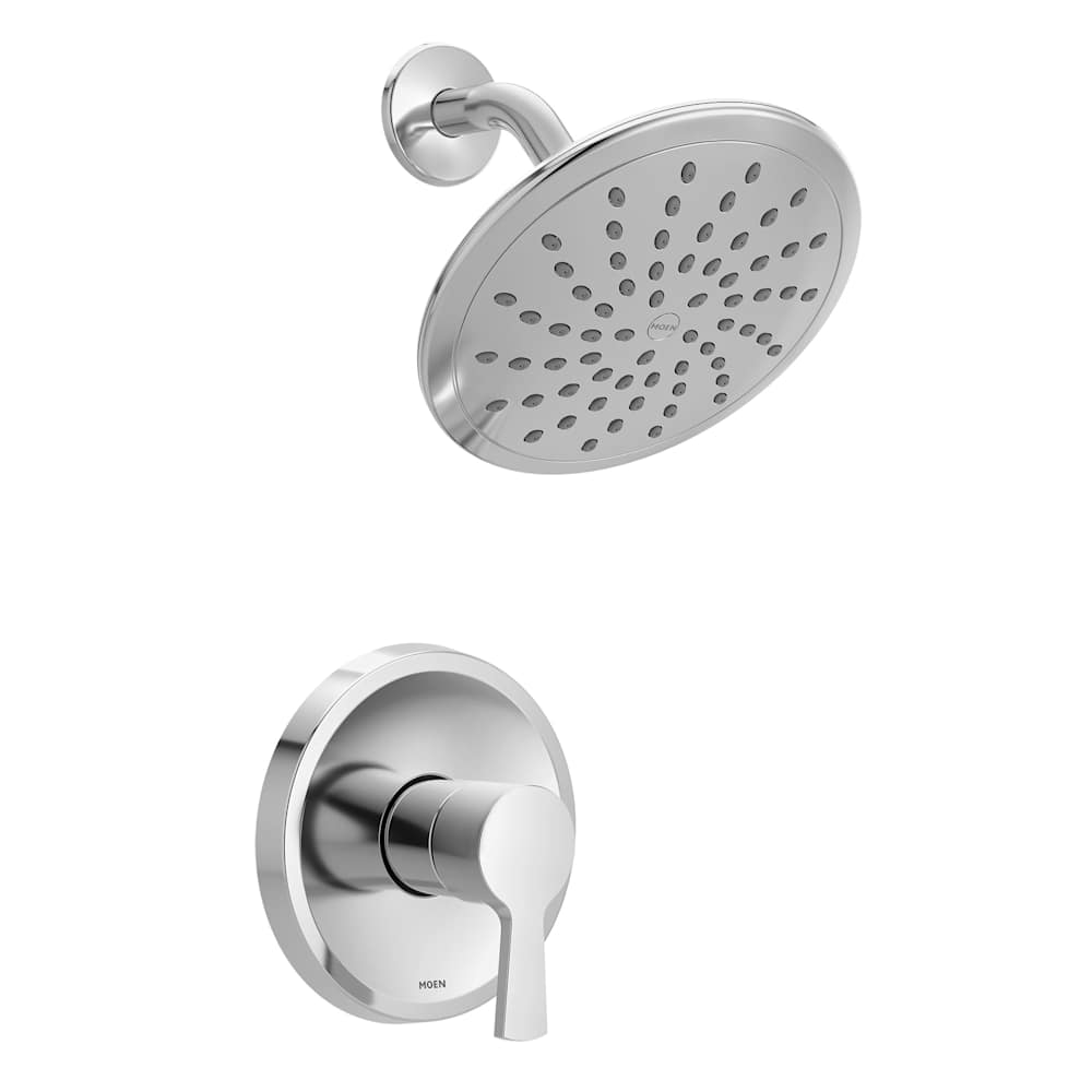 Moen Align 3 Function Pressure Balanced Valve Trim Only with Double Lever Handles, Integrated Diverter - Less Rough In Chrome