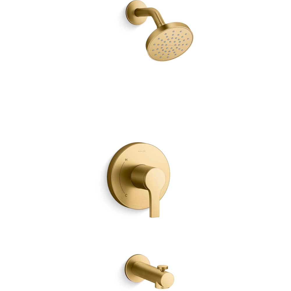 Elate Tub and Shower Trim Package with 1.5 GPM Single Function Shower Head