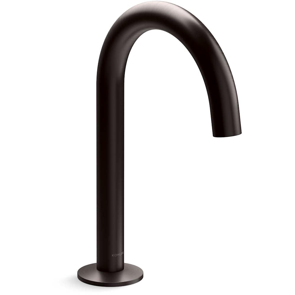 Components 1.2 GPM Widespread Bathroom Faucet with Drain Assembly and Tube Design Spout - Less Handles