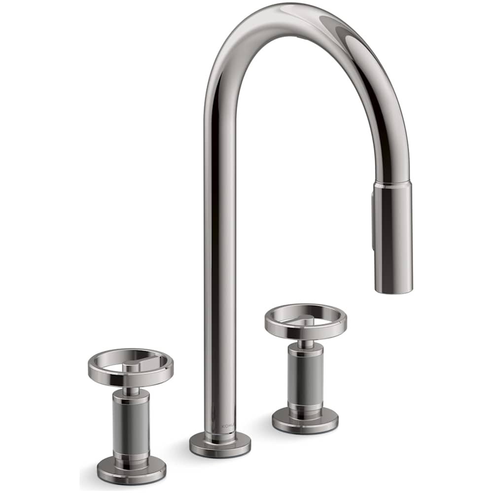 Billet 1.5 GPM Widespread Pre-Rinse Pull Down Kitchen Faucet