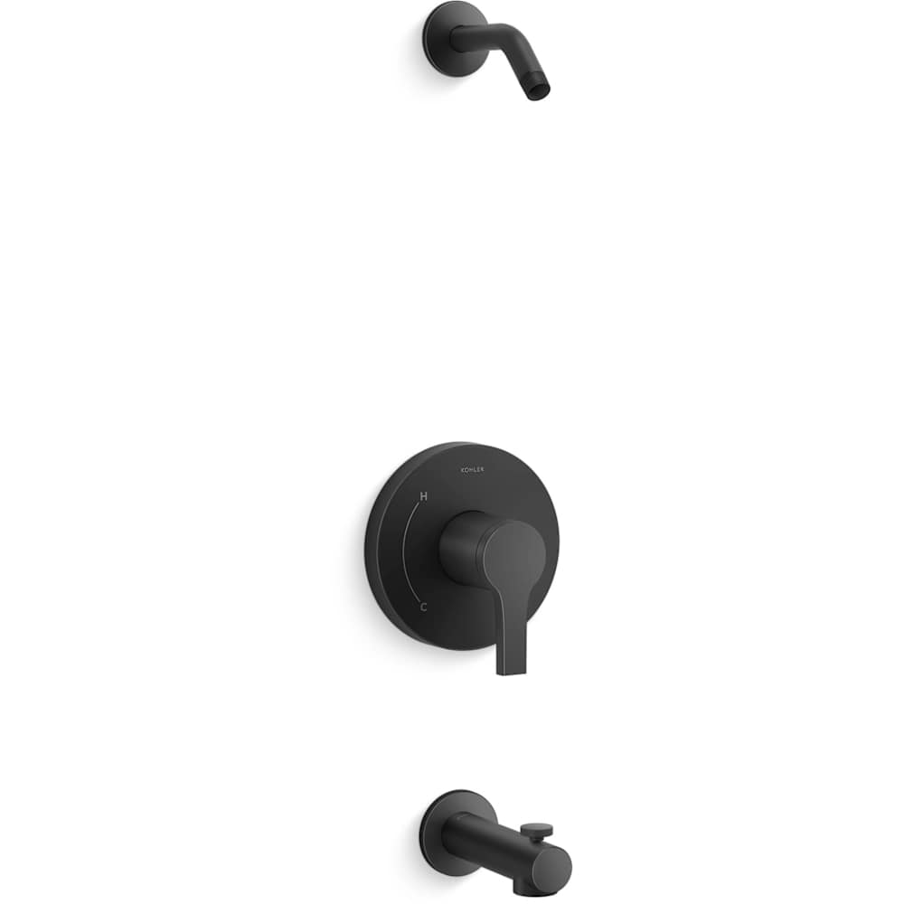 Elate Tub and Shower Trim Package with Diverter Tub Spout - Less Shower Head