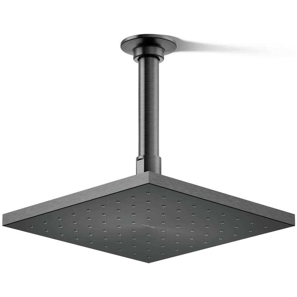 Contemporary Square 8" Single Function 2.5 GPM Rainhead with MasterClean Sprayface and Katalyst Air-Induction Technology