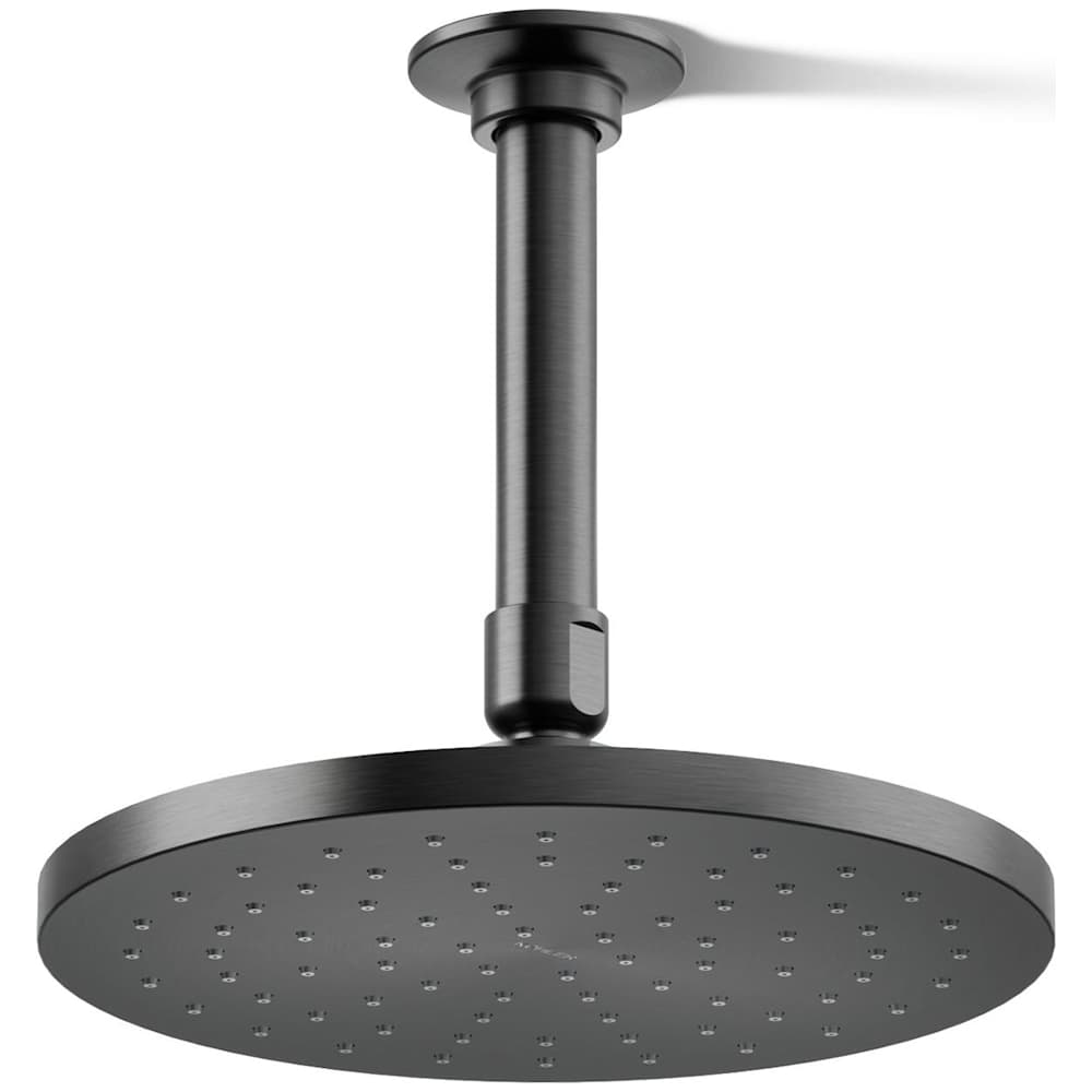Contemporary Round 8" Single Function 2.5 GPM Rainhead with MasterClean Sprayface and Katalyst Air-Induction Technology