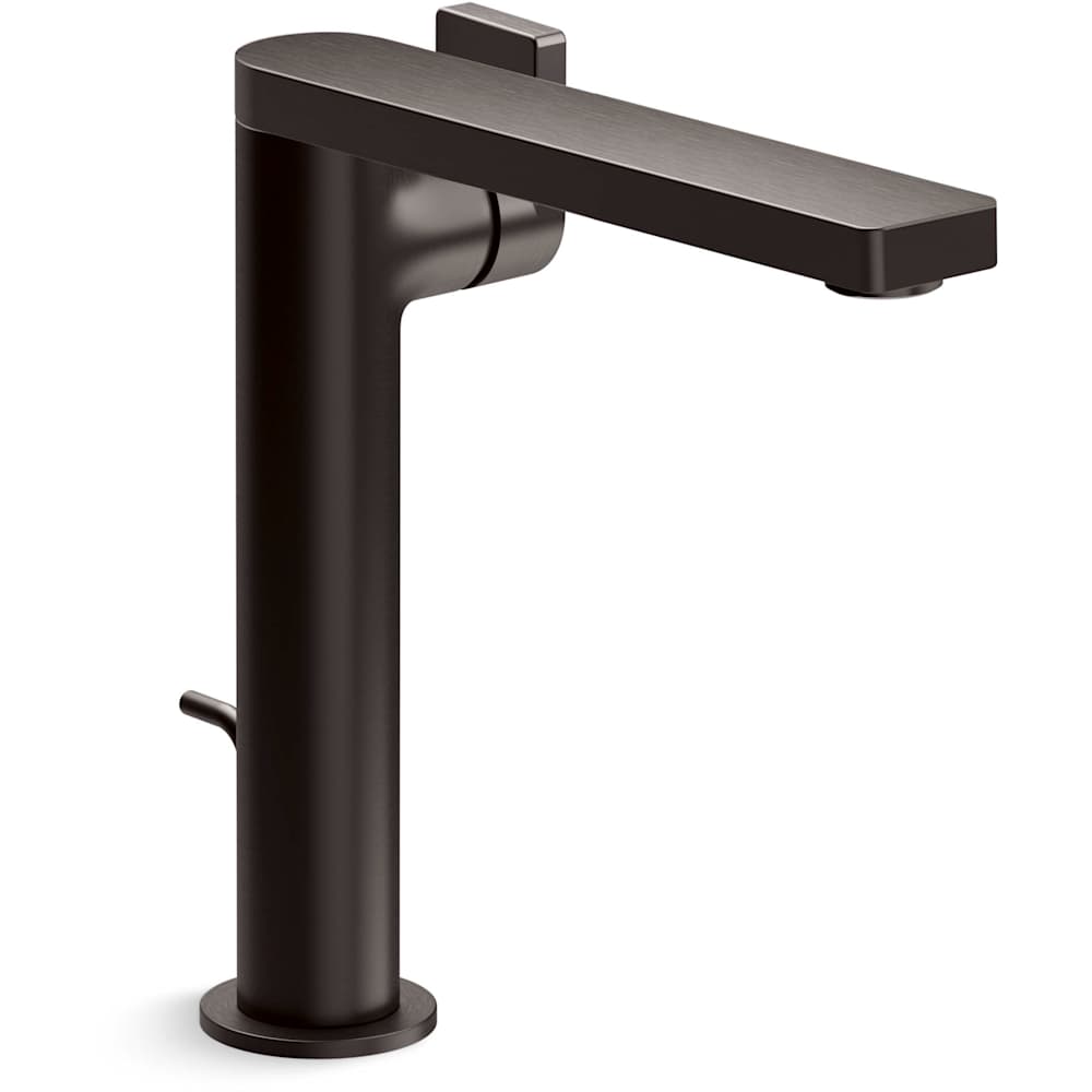 Composed 1.2 GPM Vessel Single Hole Bathroom Faucet with Pop-Up Drain Assembly