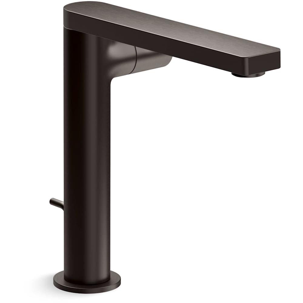 Composed 1.2 GPM Vessel Single Hole Bathroom Faucet with Pop-Up Drain Assembly