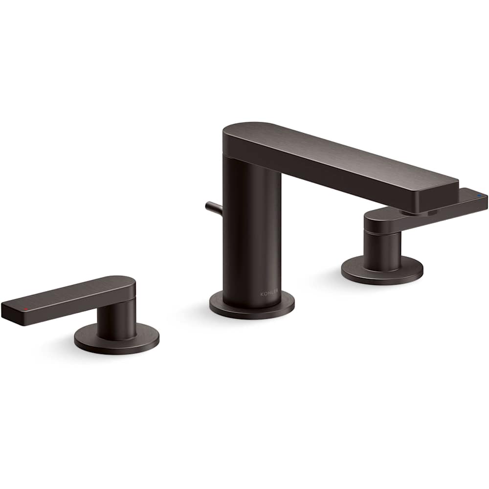 Composed Widespread Bathroom Faucet with Lever Handles - Pop Up Included