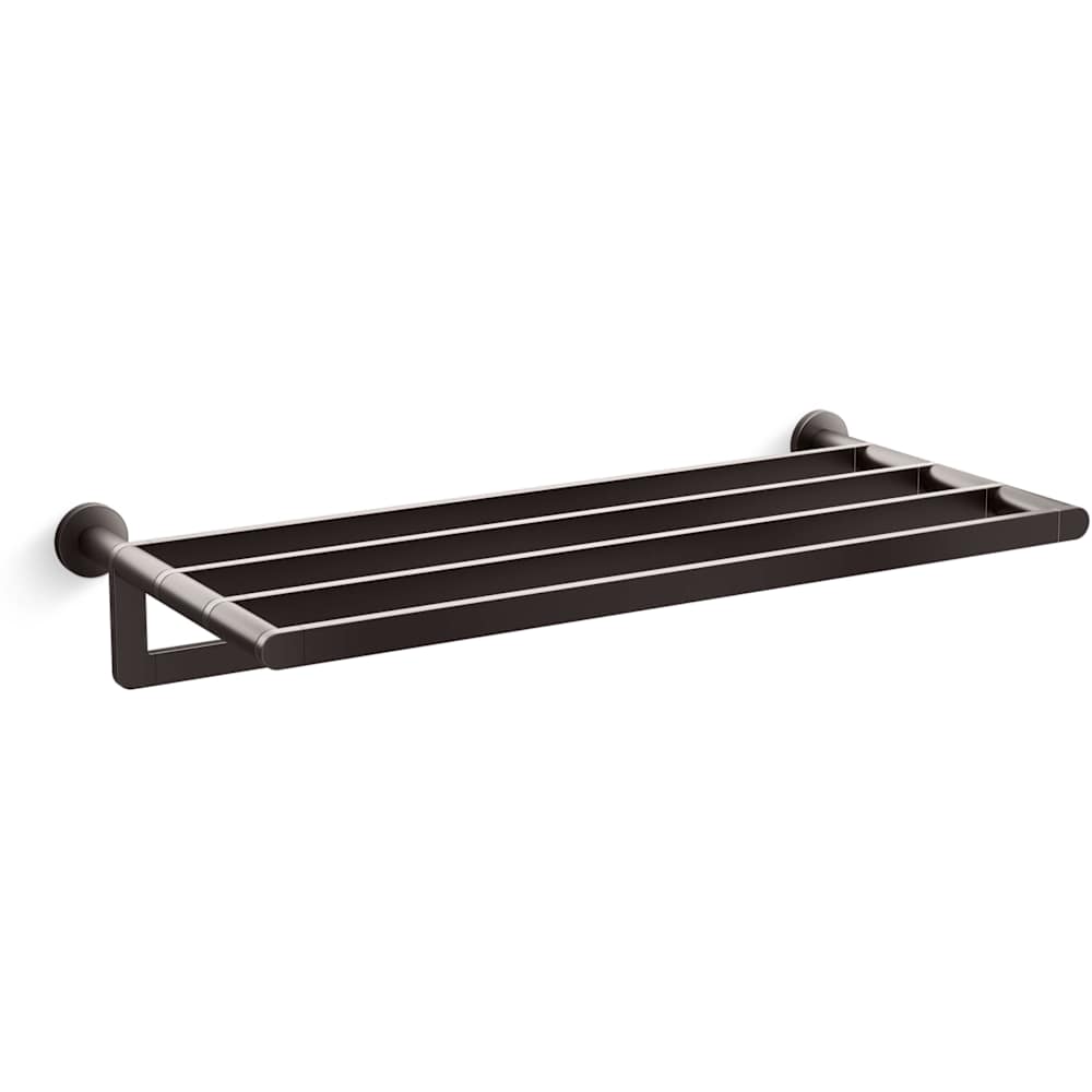 Composed 24" Brass Towel Rack