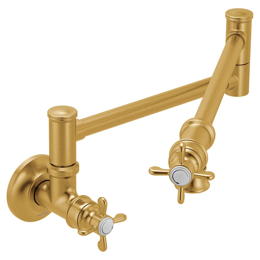 Moen Cia 1.2 GPM Single Hole Bathroom Faucet with Lift Rod Drain Assembly Chrome