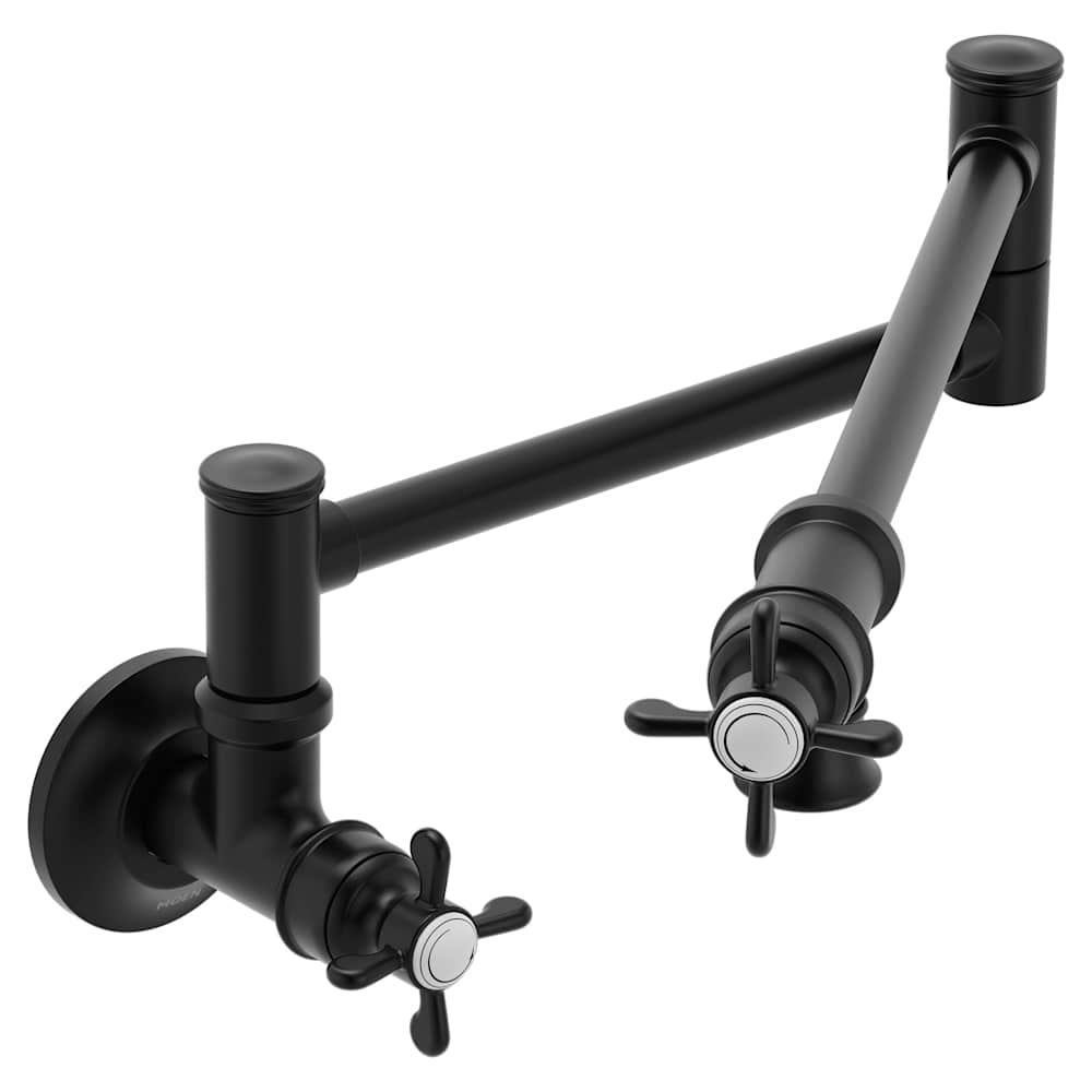 Moen Cia 1.2 GPM Single Hole Bathroom Faucet with Lift Rod Drain Assembly Brushed Gold