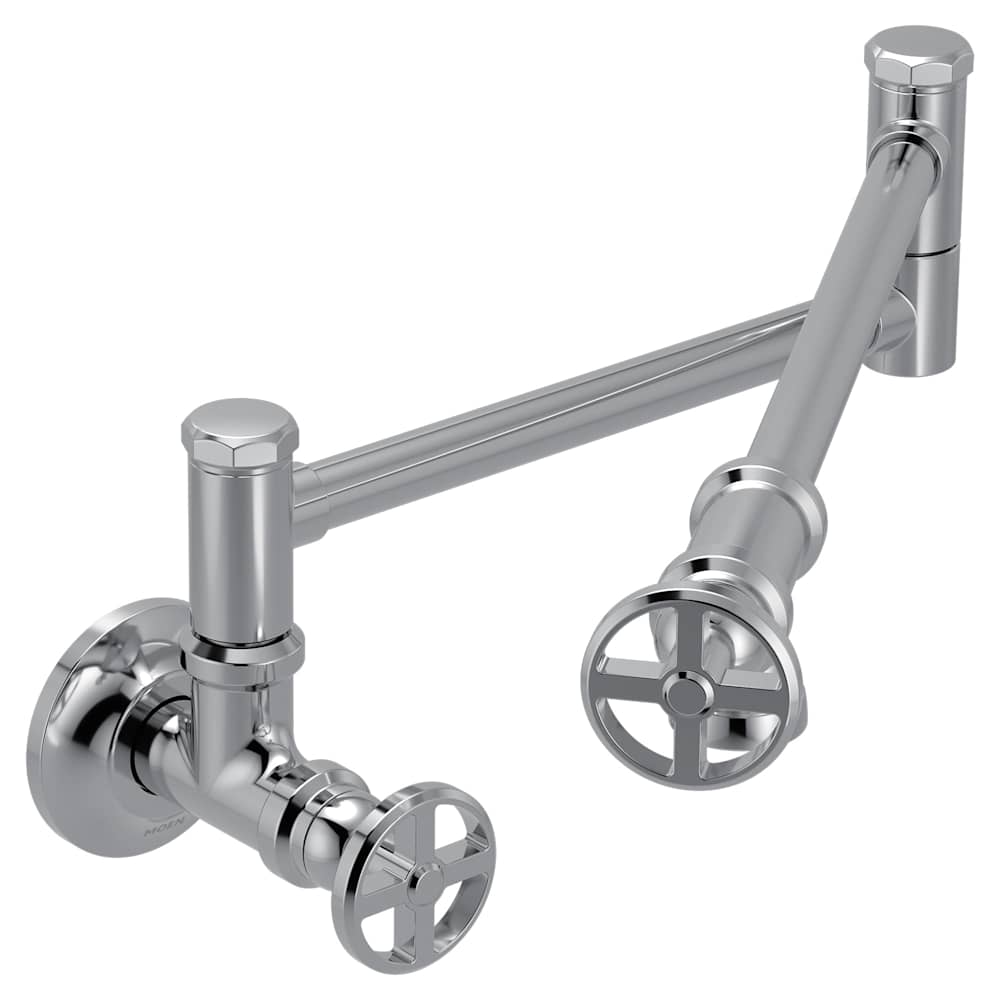 Moen Cia 1.2 GPM Single Hole Bathroom Faucet with Pop-Up Drain Assembly with Duralock and MotionSense Wave Brushed Nickel