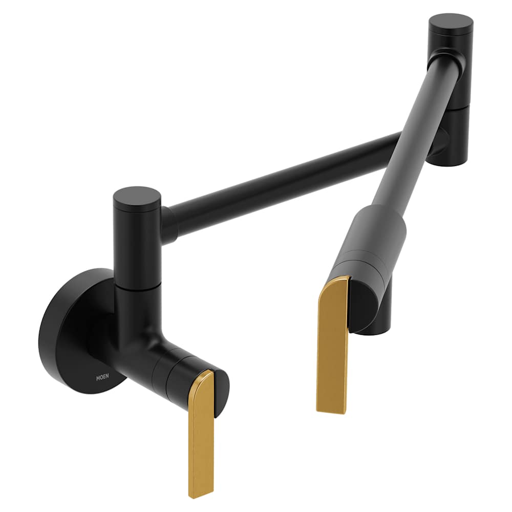 Moen Single Handle Single Hole Bathroom Faucet from the Eva Collection (Valve Included) Oil Rubbed Bronze