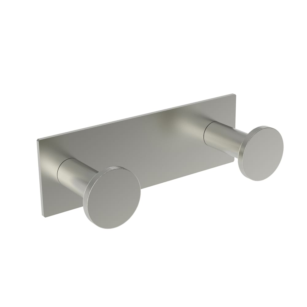 Metro Double Robe Hook With Secure Mounting Assembly