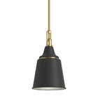 Matte Black / Brushed Moderne Brass