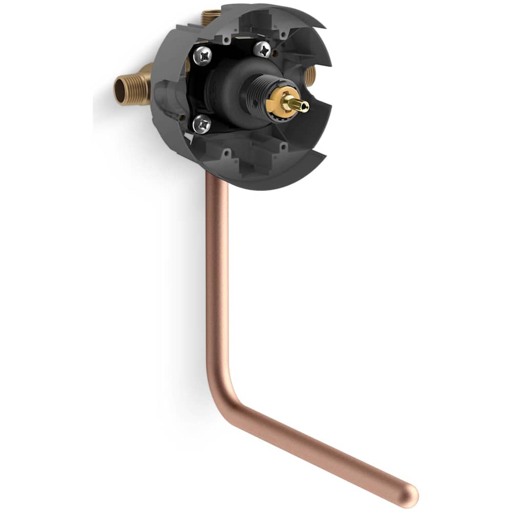 Rite-Temp Pressure Balancing Valve Body and Cartridge Kit with Universal NPT and Direct Sweat Connections