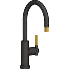 Flat Black / Satin Brass