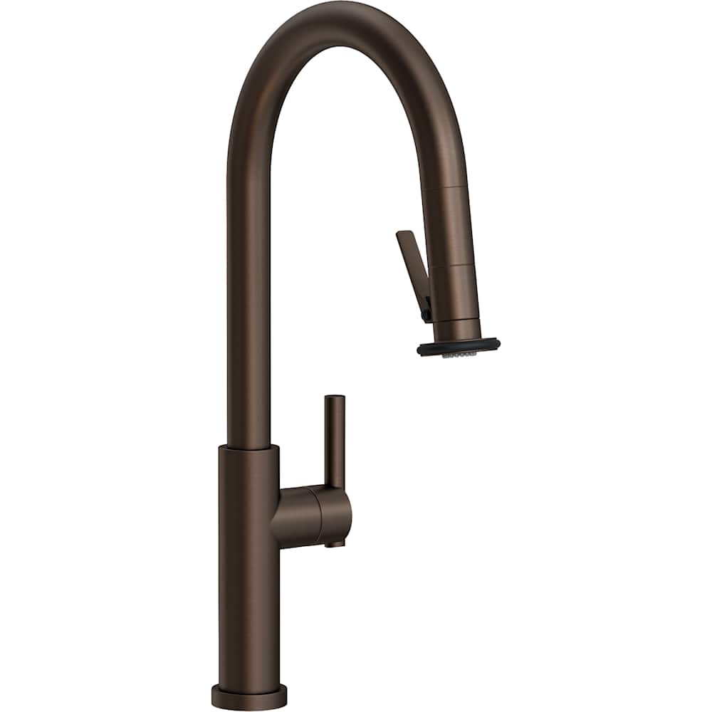 East Linear 1.8 GPM Single Hole Pull Down Kitchen Faucet