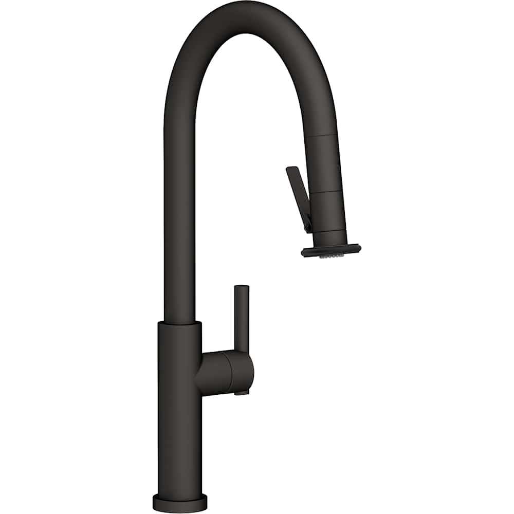 East Linear 1.8 GPM Single Hole Pull Down Kitchen Faucet