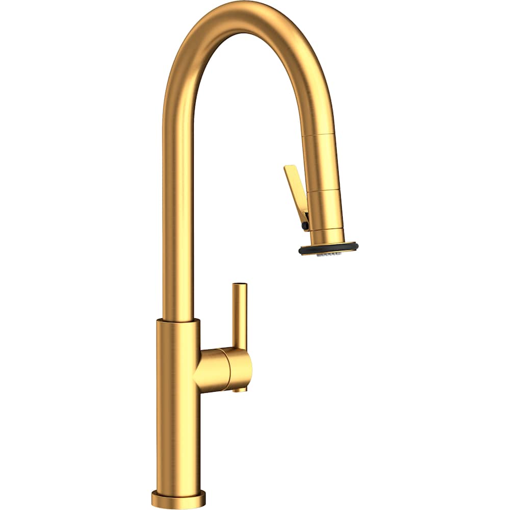 East Linear 1.8 GPM Single Hole Pull Down Kitchen Faucet