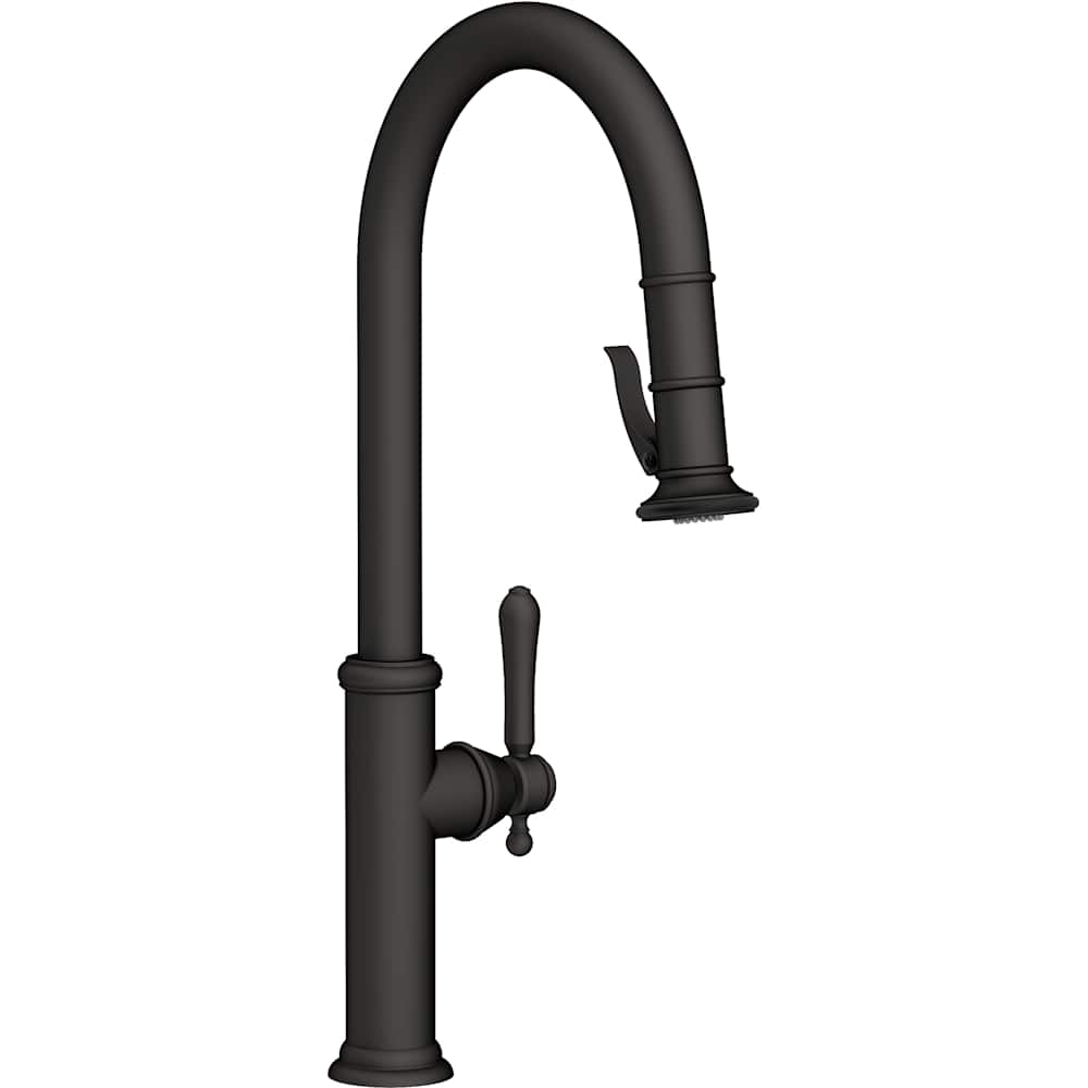 Chesterfield 1.8 GPM Single Hole Pull Down Kitchen Faucet with Single Lever Handle