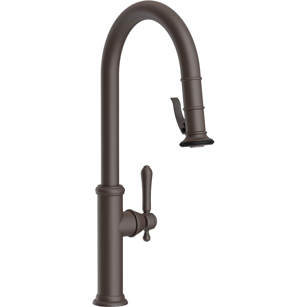 Chesterfield 1.8 GPM Single Hole Pull Down Kitchen Faucet with Single Lever Handle