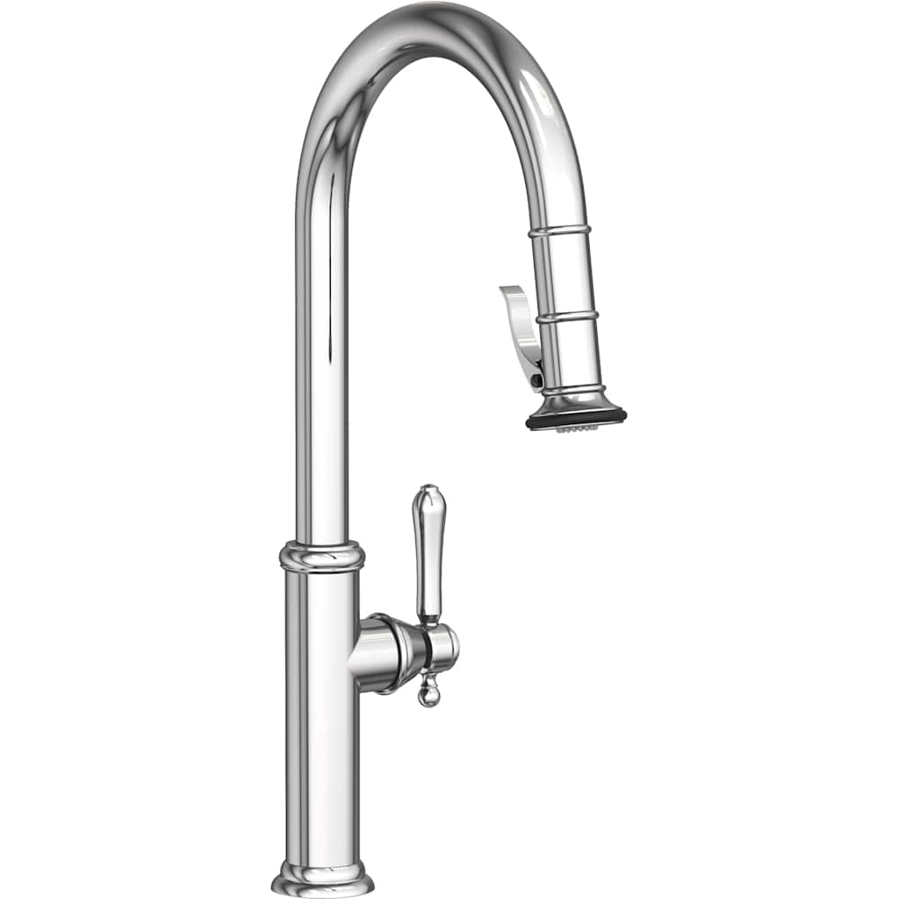Chesterfield 1.8 GPM Single Hole Pull Down Kitchen Faucet with Single Lever Handle