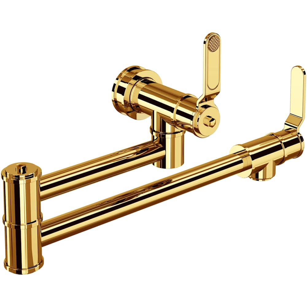 Armstrong 1.8 GPM Wall Mounted Single Hole Pot Filler with Brass Handles