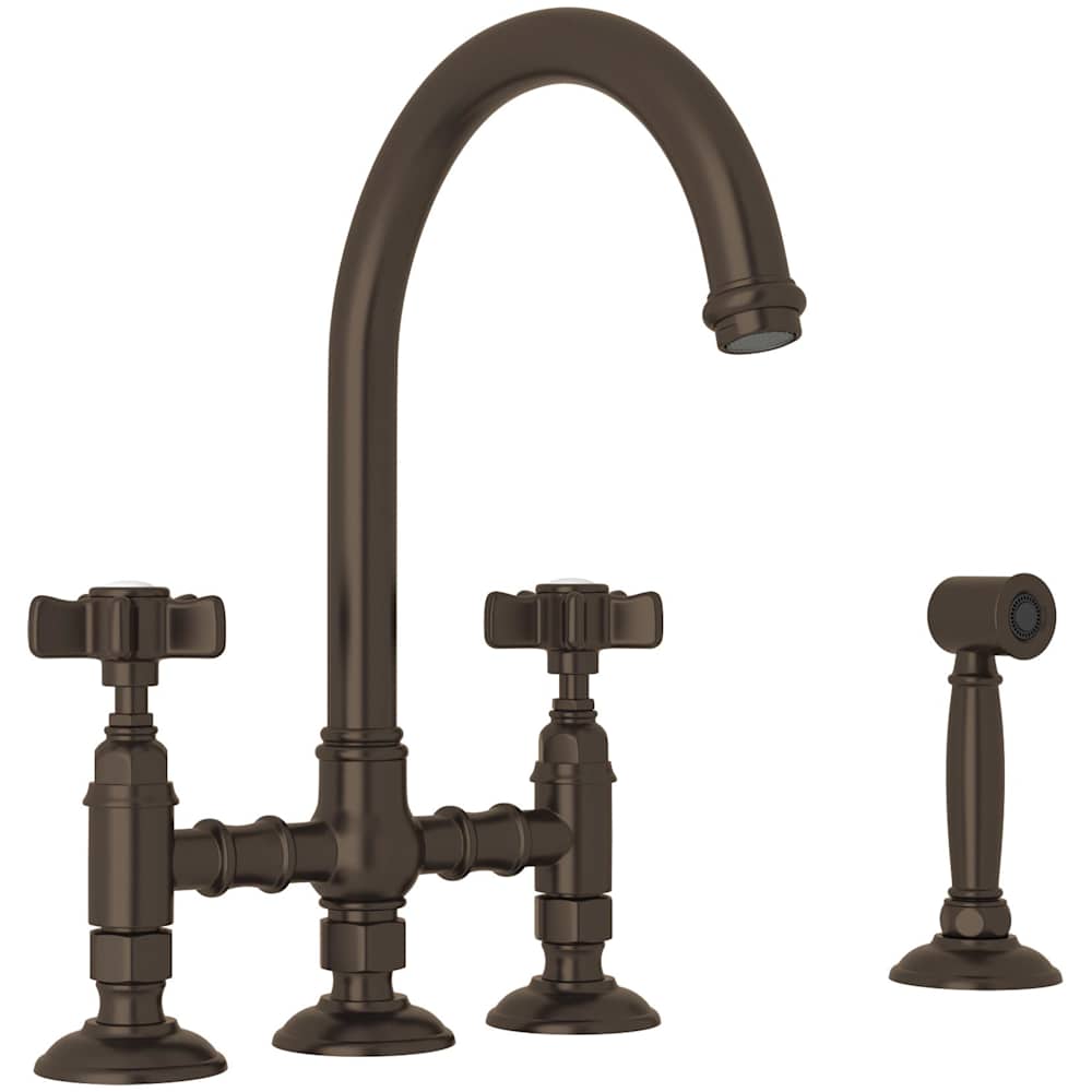 San Julio 1.5 GPM Widespread Bridge Kitchen Faucet - Includes Side Spray
