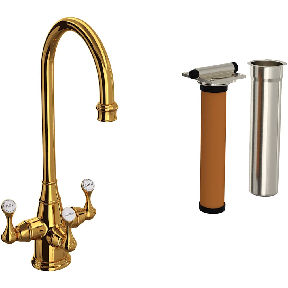 Georgian Era 1.5 GPM Hot and Cold Water Dispenser with Filter