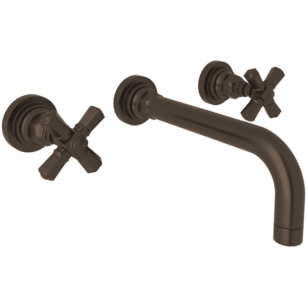 San Giovanni 1.2 GPM Wall Mounted Widespread Bathroom Faucet