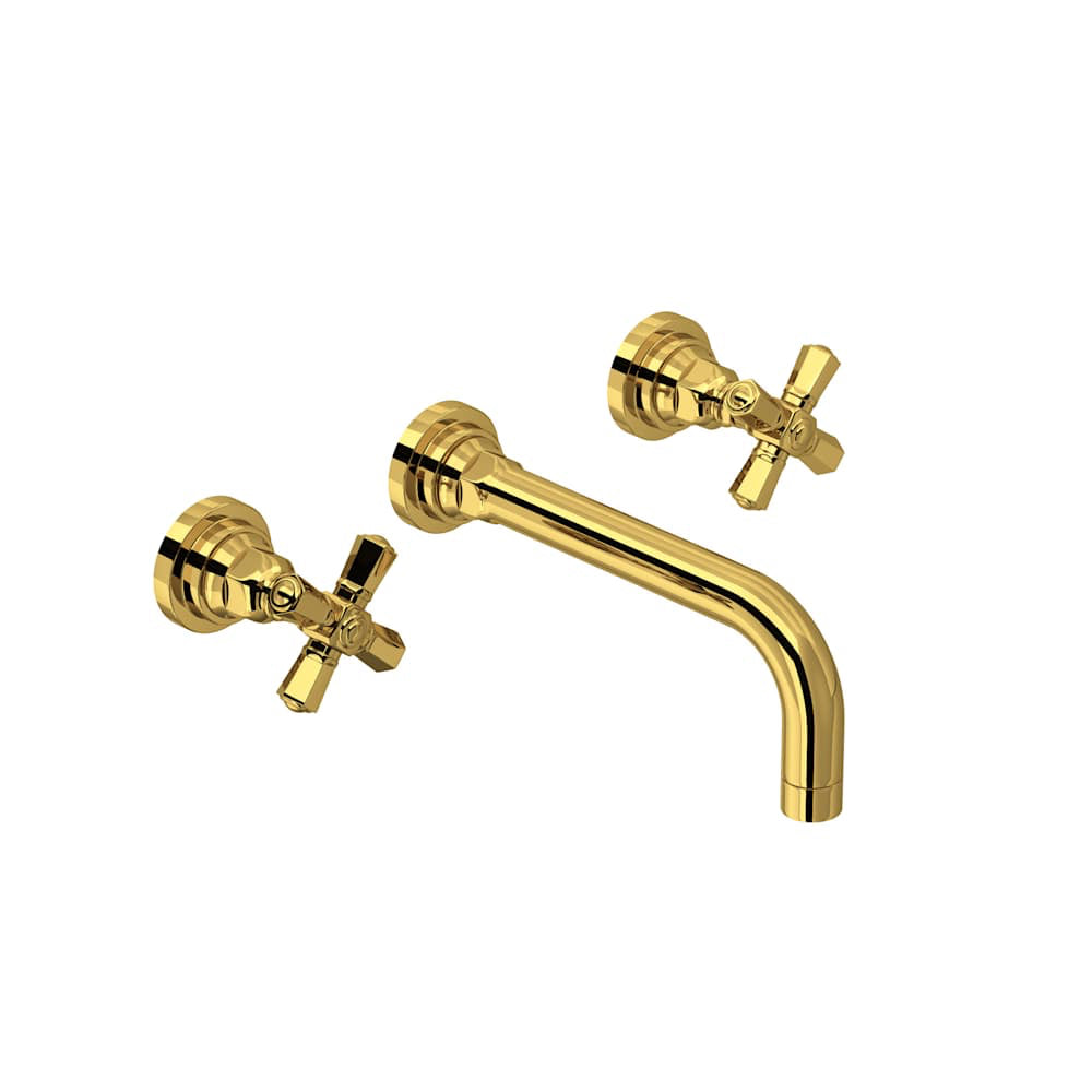 San Giovanni 1.2 GPM Wall Mounted Widespread Bathroom Faucet