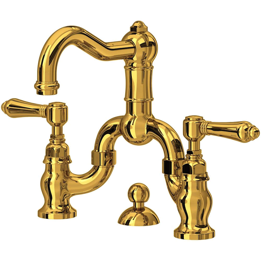 Acqui 1.2 GPM Widespread Bridge Bathroom Faucet with Pop-Up Drain Assembly