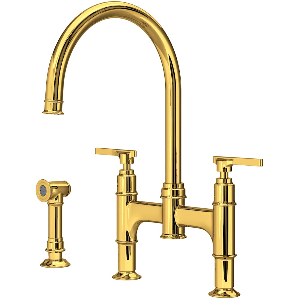 Southbank 1.5 GPM Widespread Bridge Kitchen Faucet - Includes Side Spray
