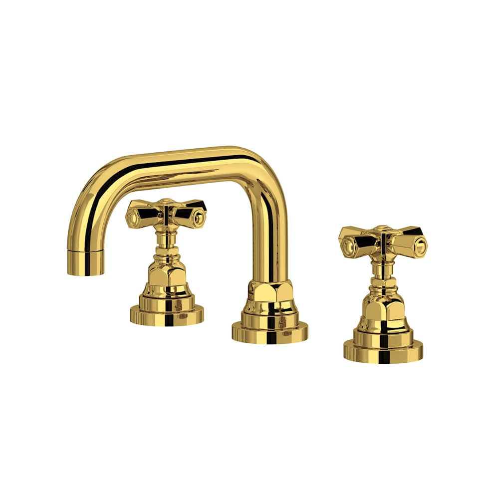 San Giovanni 1.2 GPM Widespread Bathroom Faucet with Pop-Up Drain Assembly