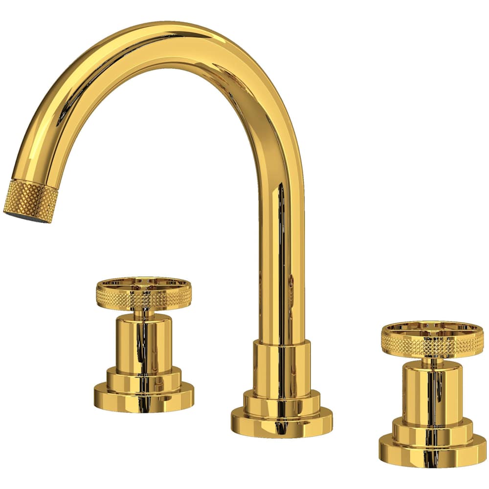Campo 1.2 GPM Widespread Bathroom Faucet with Wheel Handles and Pop-Up Drain Assembly